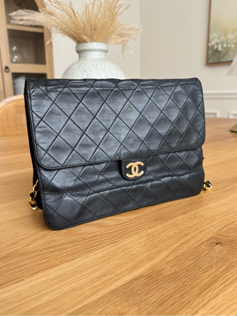 ✅AUTHENTIC✅CHANEL LAMBSKIN QUILTED BAG
